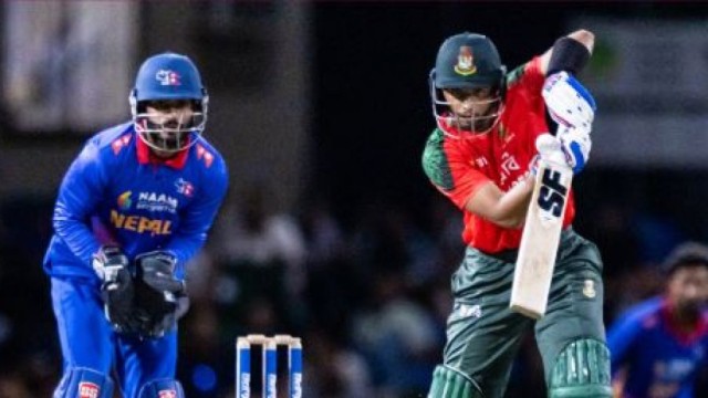 নেপালের সামনে ১৮৪ রানের লক্ষ্য ছুড়ে দিলো বাংলাদেশ
